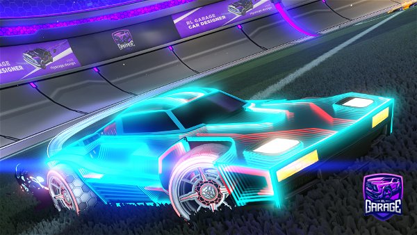 A Rocket League car design from Awesome24