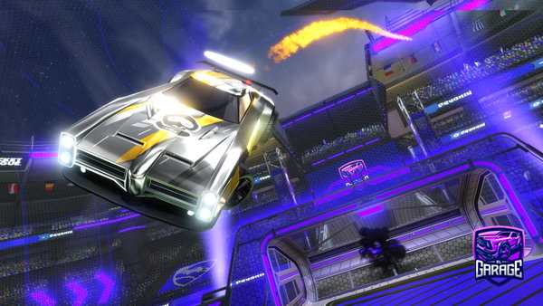 A Rocket League car design from Dropshotiux