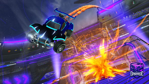 A Rocket League car design from Destr923