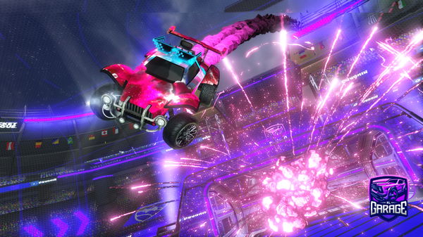 A Rocket League car design from NarutoKurama