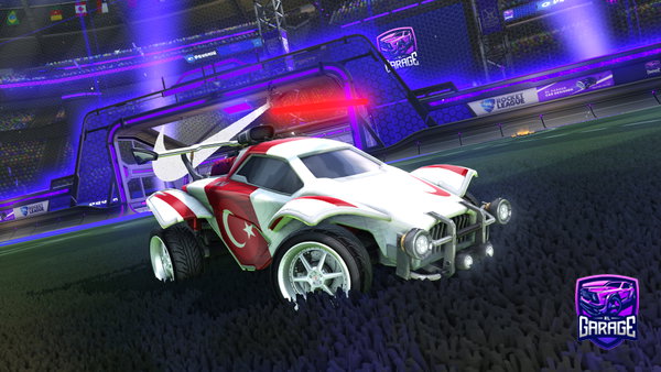 A Rocket League car design from Blanc0s