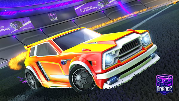 A Rocket League car design from iMuppetYT
