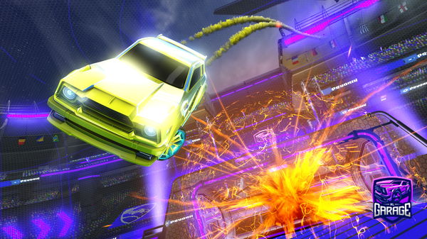 A Rocket League car design from rrtb505050