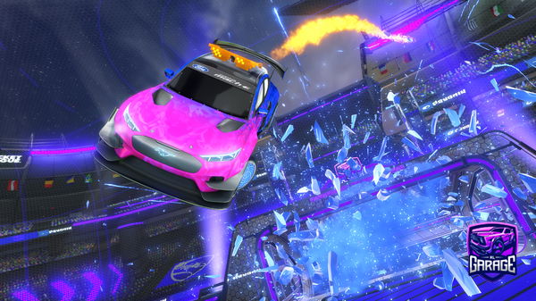 A Rocket League car design from Faze_skeleton_xd