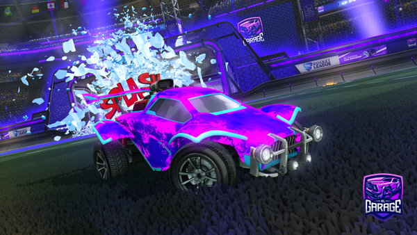 A Rocket League car design from scalambo