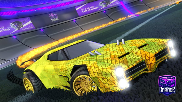 A Rocket League car design from N_peta