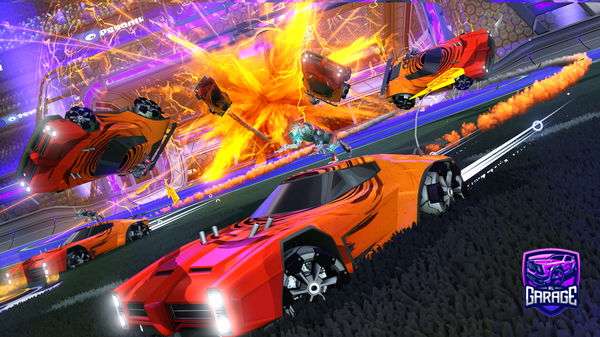 A Rocket League car design from AirDrbble