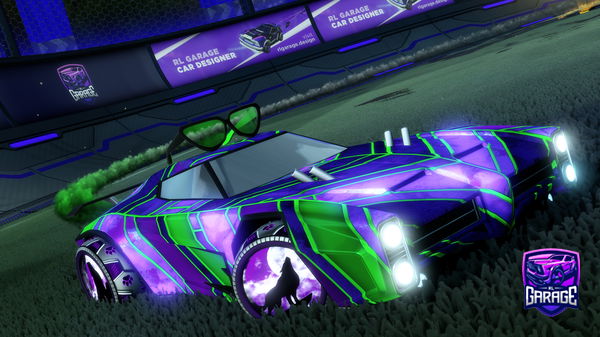 A Rocket League car design from SALOC1N