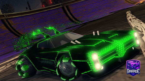 A Rocket League car design from Blueberries