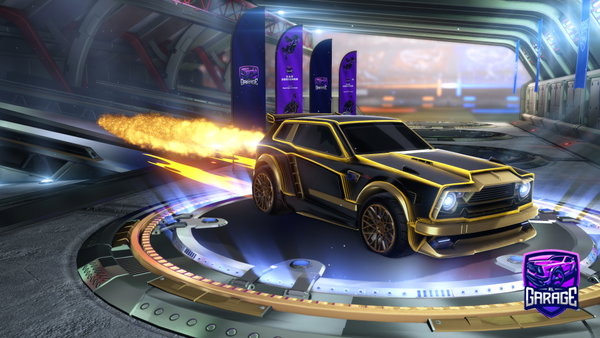 A Rocket League car design from godlyyamo