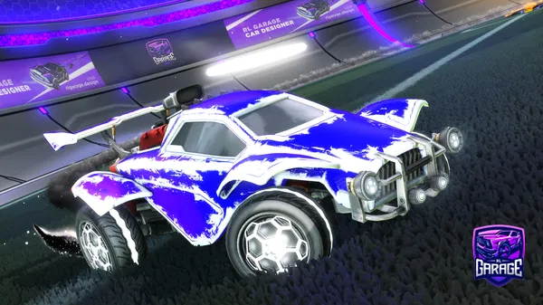 A Rocket League car design from angelfire260