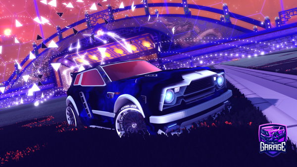 A Rocket League car design from Mickael095