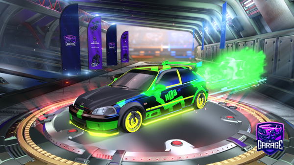 A Rocket League car design from ALxLXD01