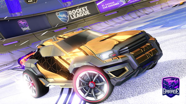 A Rocket League car design from RukaZekken
