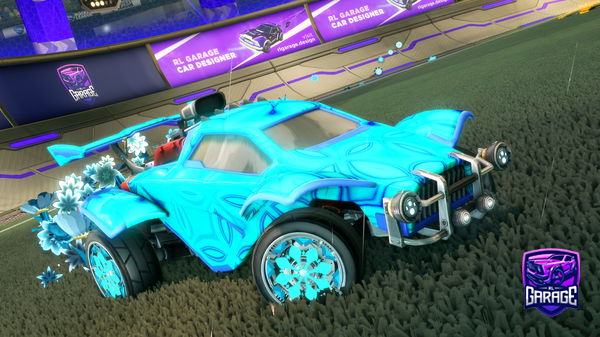 A Rocket League car design from est-oc31