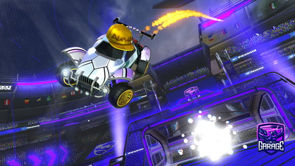 A Rocket League car design from SwiftRL7