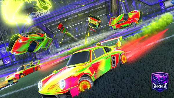 A Rocket League car design from Jeebozz