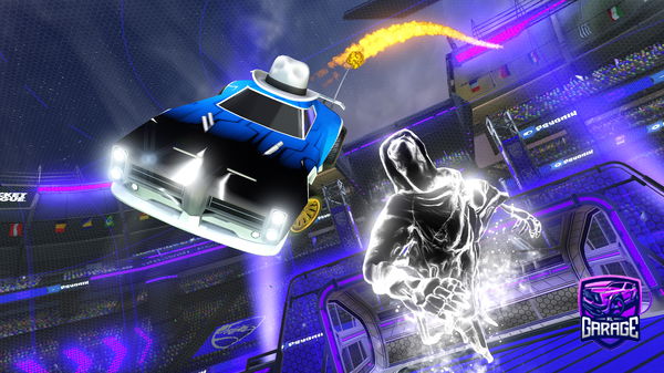 A Rocket League car design from Ezosku