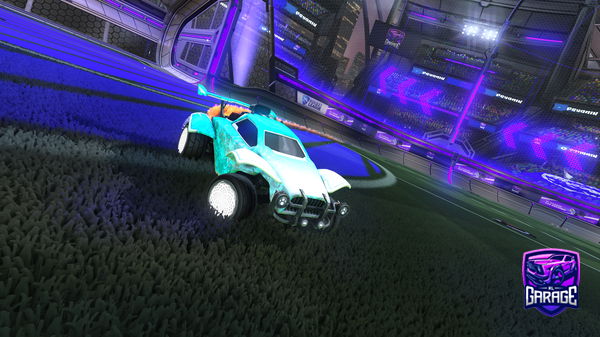 A Rocket League car design from skies_