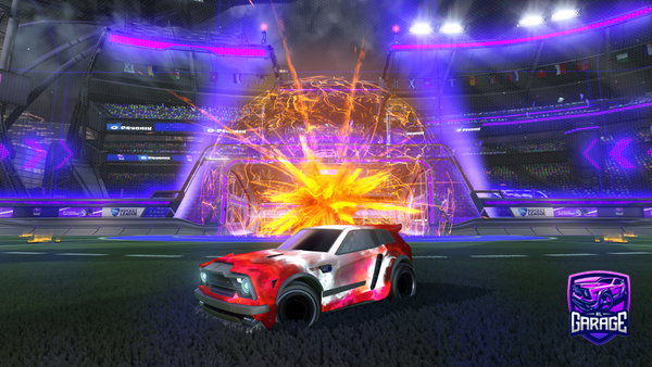 A Rocket League car design from hippique