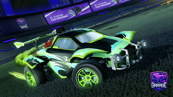 A Rocket League car design from BILALXB