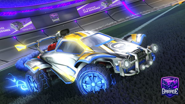 A Rocket League car design from CosmicEclipse274