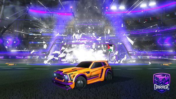 A Rocket League car design from LOLUDED