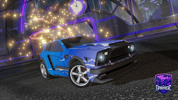 A Rocket League car design from sabotaged