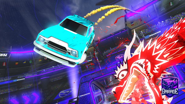 A Rocket League car design from AMCONTOP