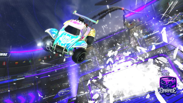 A Rocket League car design from Bossett