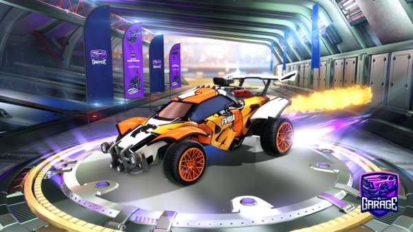 A Rocket League car design from MYST1KALL