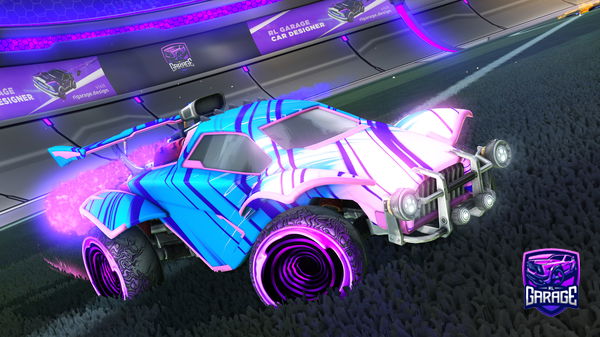 A Rocket League car design from tepih