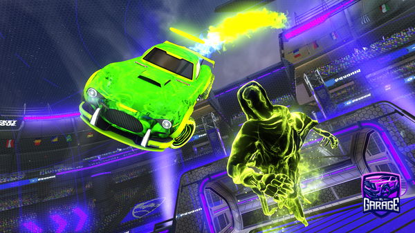 A Rocket League car design from DomUpNextt