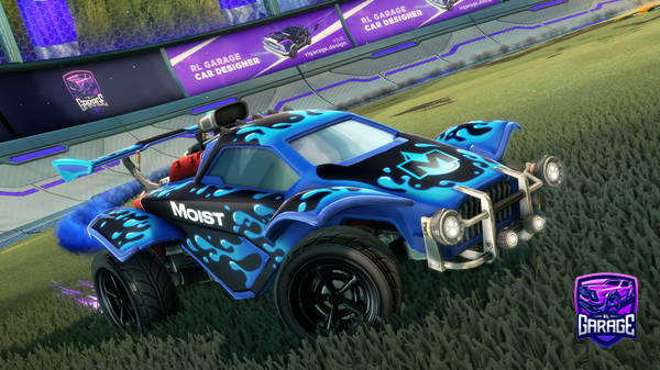 A Rocket League car design from Pupsie