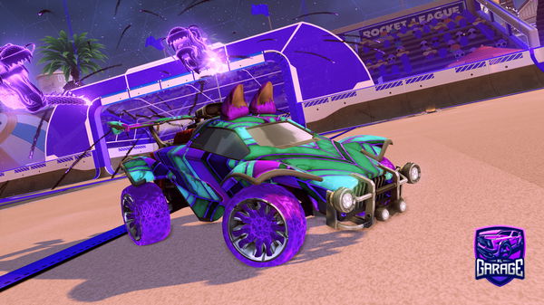 A Rocket League car design from DragonManAndy