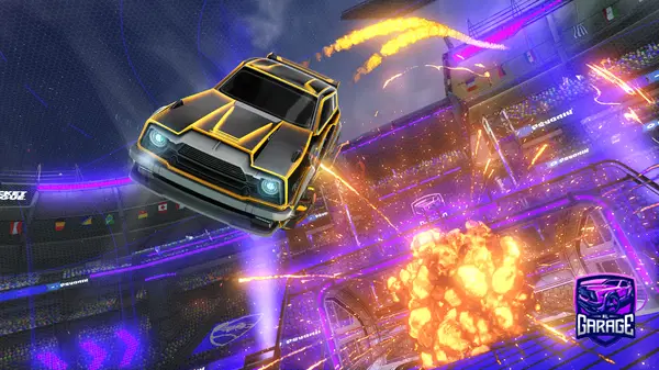 A Rocket League car design from AST_VoltZ