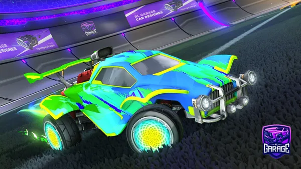 A Rocket League car design from ItsGiuze