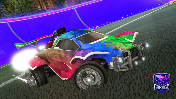 A Rocket League car design from Muxxyfy