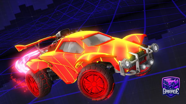 A Rocket League car design from FireSchorcher