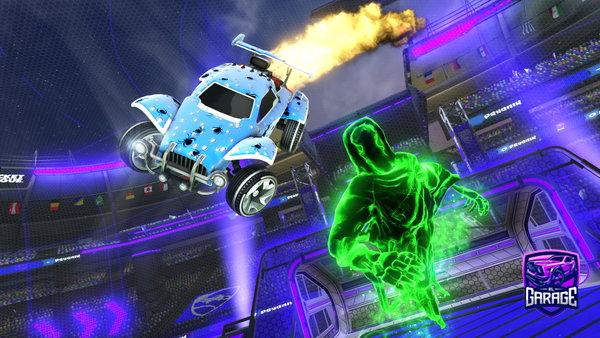 A Rocket League car design from BahhZoo