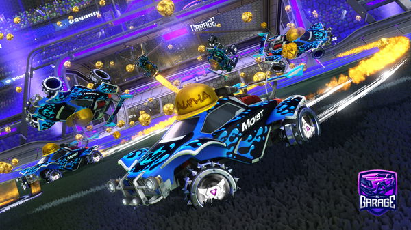 A Rocket League car design from FullGram