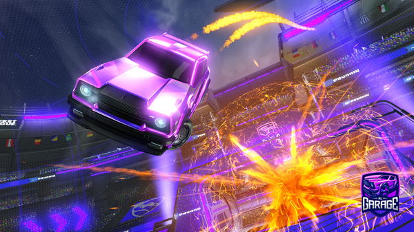 A Rocket League car design from Esaqovich