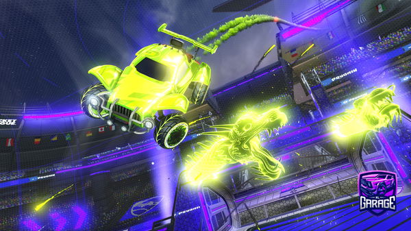 A Rocket League car design from BUN00BZ