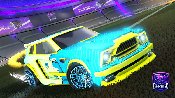 A Rocket League car design from Sharkie-Boy