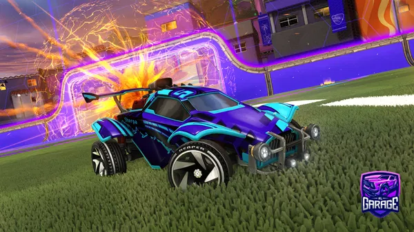 A Rocket League car design from ZombieDelton