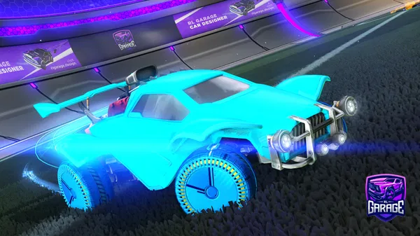 A Rocket League car design from Dxrkrl1