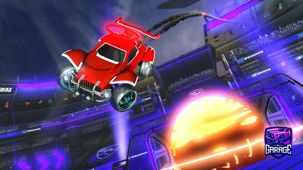 A Rocket League car design from Lookingforcrimoctane