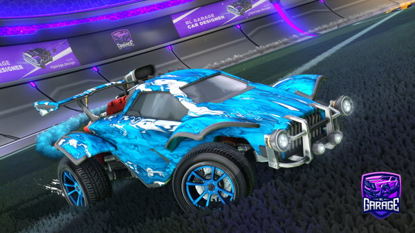 A Rocket League car design from thenumber1number1