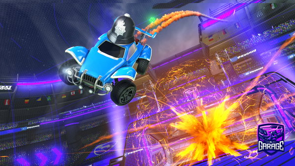 A Rocket League car design from bennyboyaggie