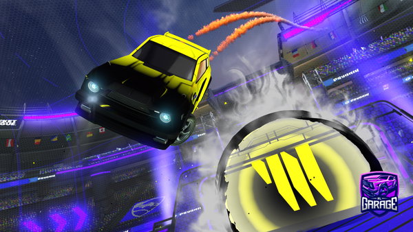 A Rocket League car design from watkins